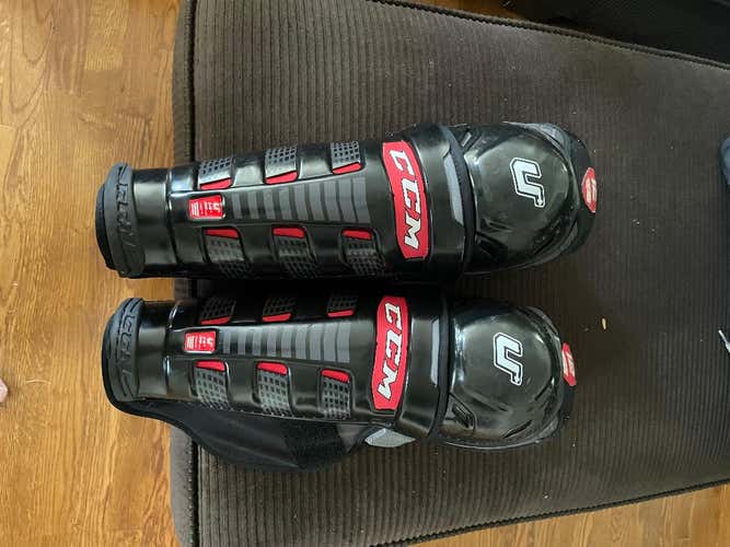 Used Senior CCM U+ 14" Shin Pads