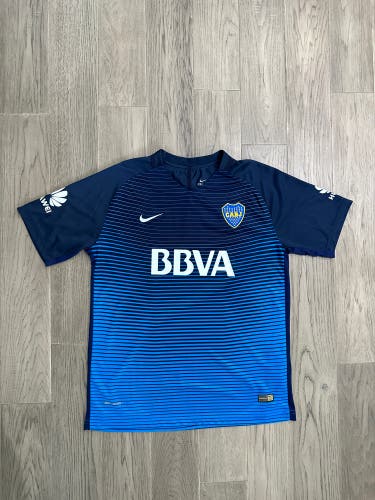 Throwback Replica 2017-18 Retro Boca Juniors Blue Nike Third Adult Soccer Jersey BNIB - L