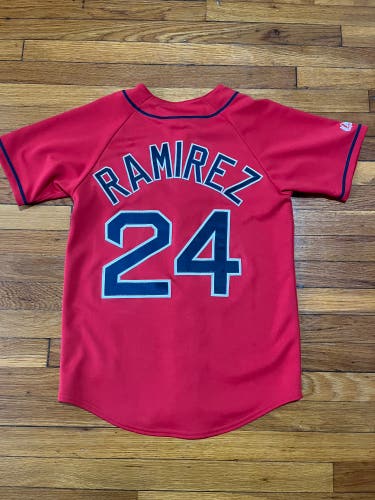 Manny Ramirez Boston Red Sox Youth Baseball Jersey Size XL