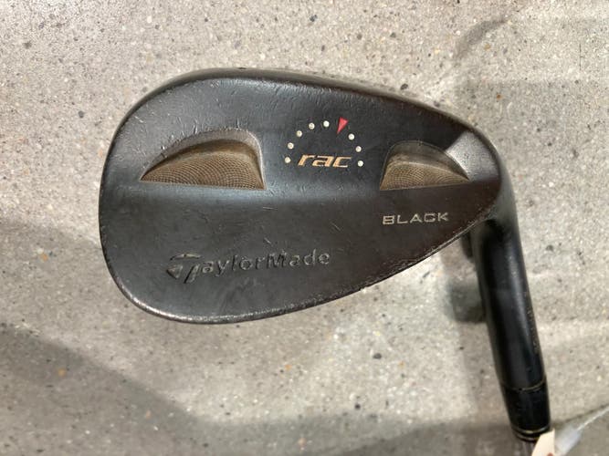 Used TaylorMade Rac Black Right Handed 52' Wedge | Steel Shaft