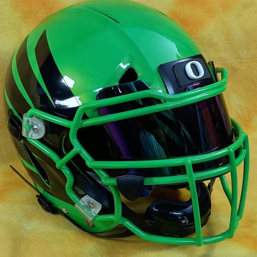 Oregon DUCKS Super custom fullsize Vicis Zero1 NCAA football helmet Bright Green