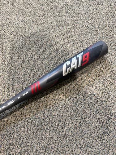 Used Marucci CAT9 Bat BBCOR Certified (-3) Alloy 28 oz 31"