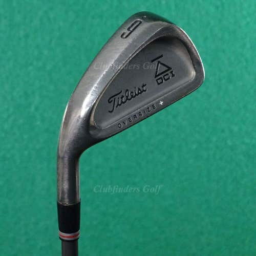 LH Titleist DCI Black Oversize+ Single 6 Iron UST 620 Graphite Stiff