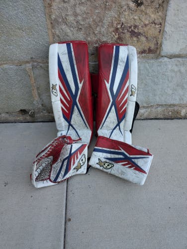 Red Used 29" Intermediate Brian's Sub-Zero 7.0 Goalie Full Set Regular