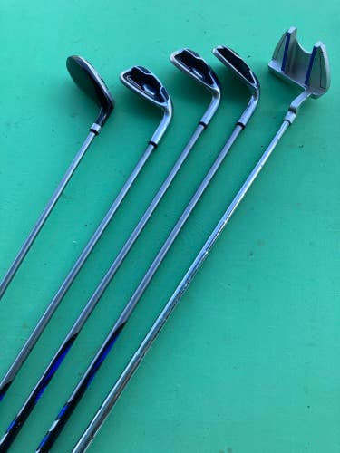 Used Junior Tour Edge Hot Launch Clubs (Full Set) Right Handed Regular Flex 5 Pieces