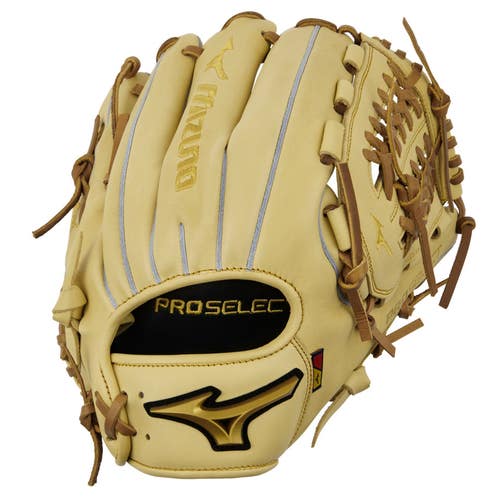 GPS-10D-RightHandThrow Mizuno Pro Select Baseball Glove 12 Inch Camel Right Hand