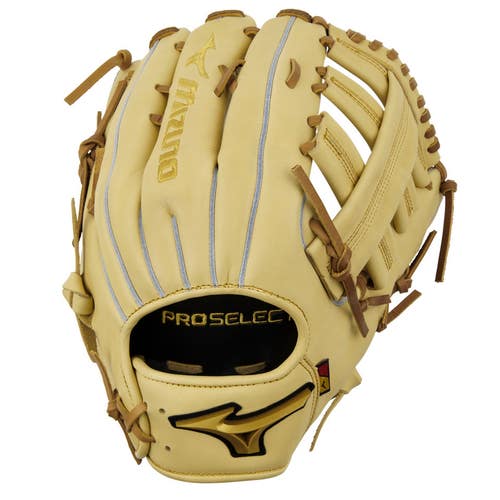 GPS-70D-RightHandThrow Mizuno Pro Select Baseball Glove 12.75 Camel Right Hand T