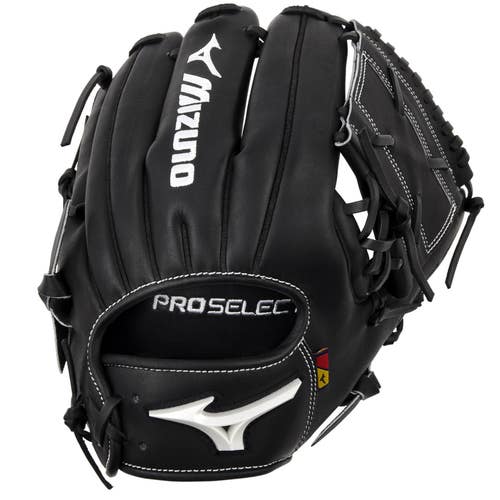 GPS-50R-RightHandThrow Mizuno Pro Select Baseball Glove 11.75 Black Right Hand T