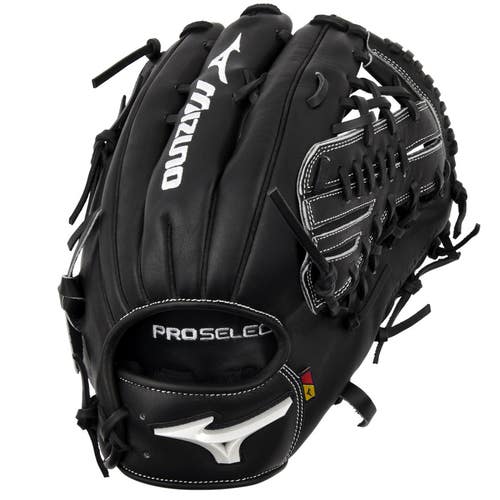 GPS-71D-RightHandThrow Mizuno Pro Select Baseball Glove 12.75 Black Right Hand T