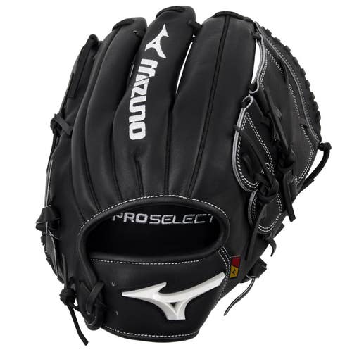 GPS-11D-RightHandThrow Mizuno Pro Select Baseball Glove 12 Inch Black Right Hand