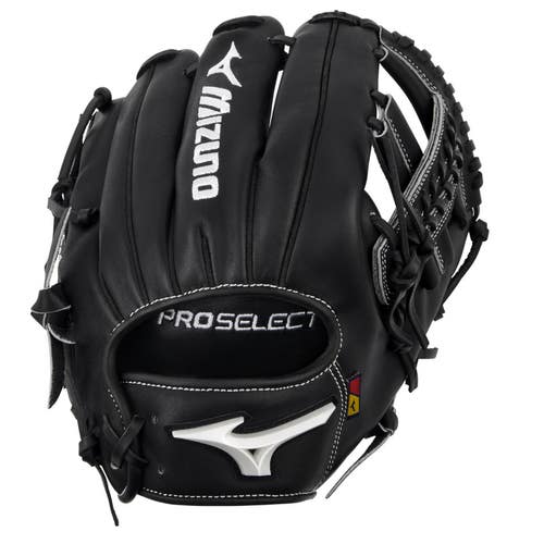 GPS-40R-RightHandThrow Mizuno Pro Select Baseball Glove 11.5 Black Right Hand Th