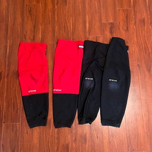 WHL PG COUGARS Used CCM Hockey Socks