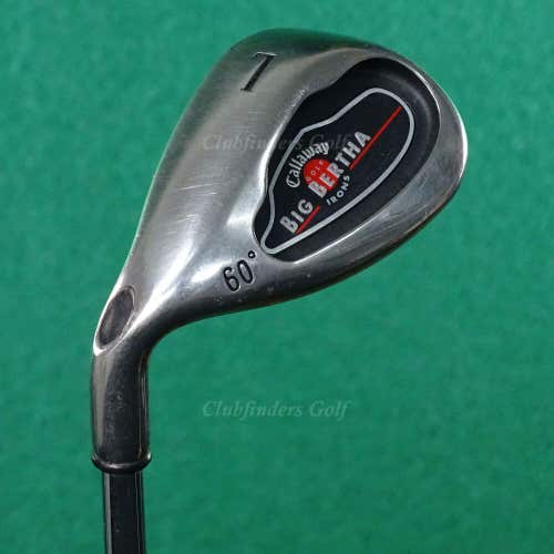 LH Callaway Big Bertha 2004 60° LW Lob Wedge Constant Weight Steel Uniflex