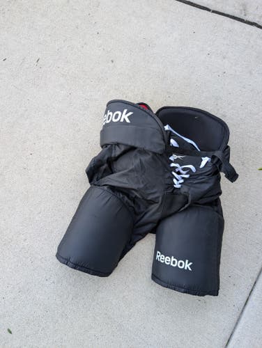 Black Used Senior Large Reebok 14K Hockey Pants