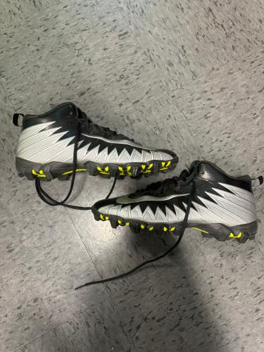 Black Used Size 11 Men's Nike ALPHA Mid Top Cleats