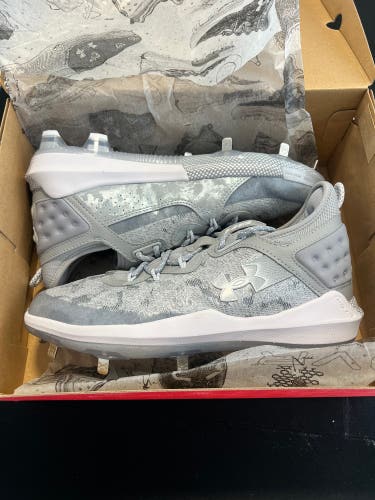 Gray New Men's Low Top Molded Cleats Bryce harper