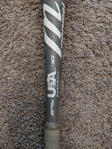 Used 2024 Marucci F5 USABat Certified Bat (-10) Alloy 19 oz 29"