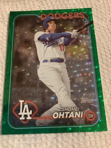 2024 Topps Series 2 Shohei Ohtani Green crackle # to 499