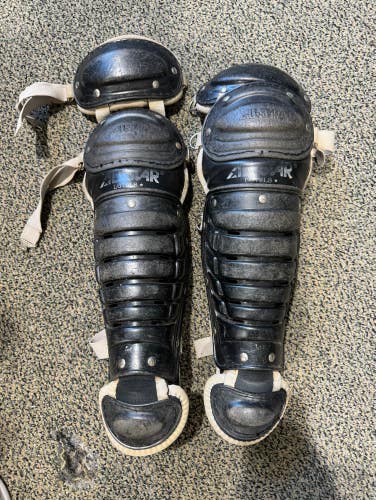 Black Used Youth All Star Catcher's Leg Guards