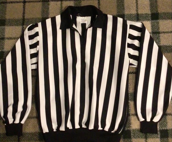 Athletic Knit hockey referee jersey men’s Large