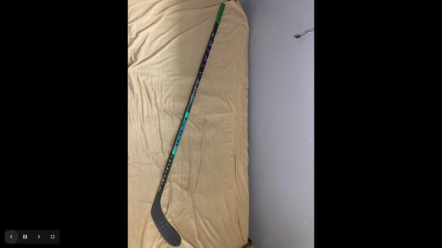 True Catalyst 9X *Green* P28 75 Flex Left Used Pro Stock Hockey Stick