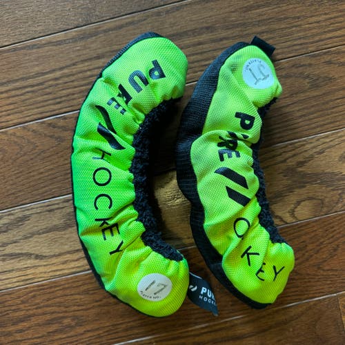 Pure Hockey Lime Green Color Skate Soakers Junior Sizes 1-5