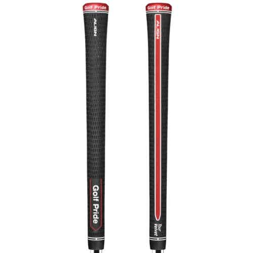 Golf Pride Tour Velvet Align Golf Grip (Black, Midsize, 62g) NEW