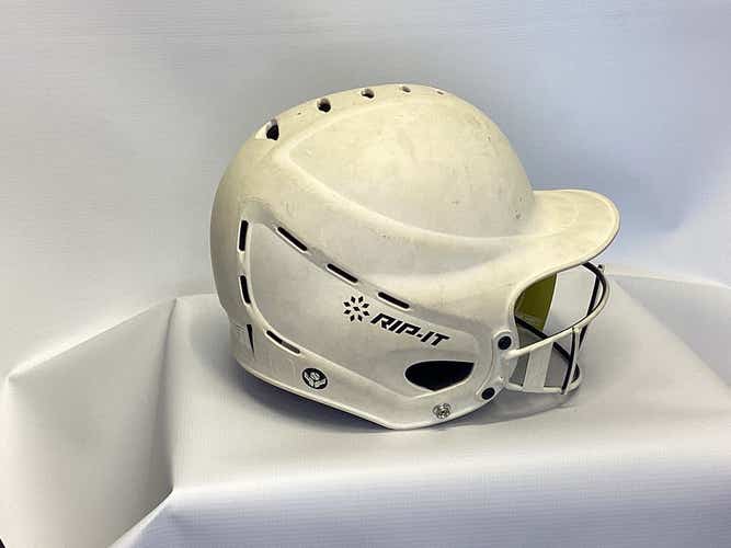 Used Rip-it Softball Helmet W Mask S M Baseball And Softball Helmets