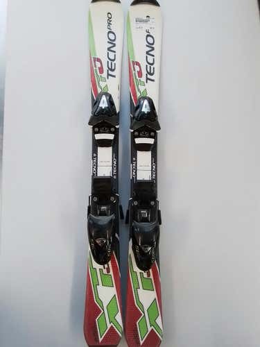 Used Tecno Pro Xfj 90 Cm Boys Downhill Ski Combo