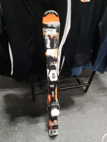 Used Tecno Pro Pulse Team 110 Cm Boys' Downhill Ski Combo