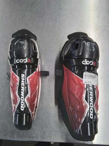 Used Sher-wood Code 10" Hockey Shin Guards