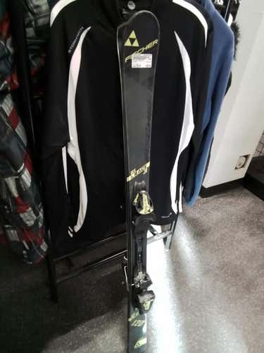 Used Fischer Rc4 120 Cm Boys' Downhill Ski Combo