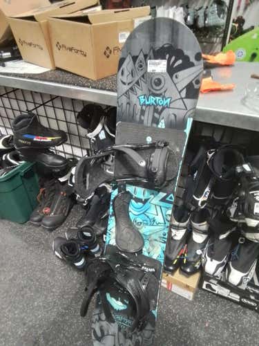 Used Burton Chopper 125 Cm Boys' Snowboard Combo