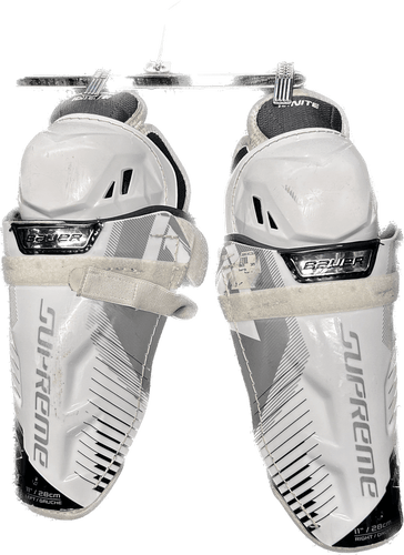 Used Bauer Supreme 11" Hockey Shin Guards