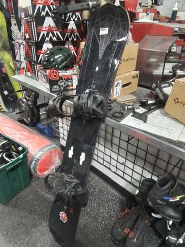 Used Alpha Endevour 158 Cm Men's Snowboard Combo