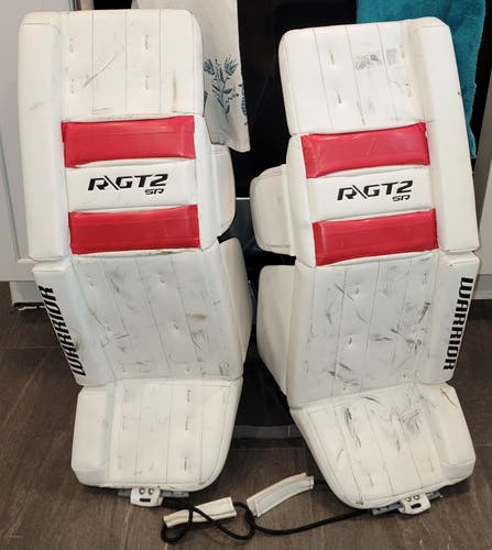 Used 32" Warrior Ritual GT2 Goalie Leg Pads