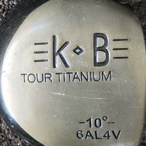 44.75 IN TOUR TI K. B. 10 DEG DRIVER W AGRESSIVE OFFSET GRAP & STEEL SHAFT NICE