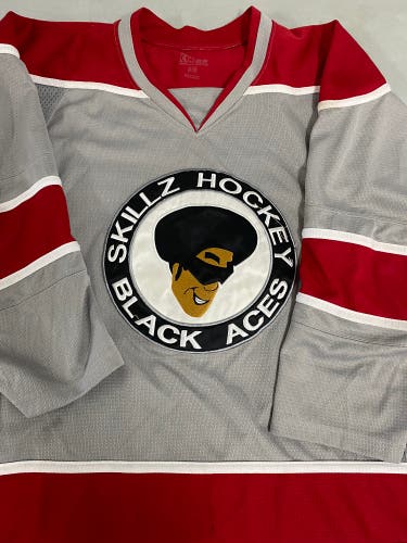 Black Aces SKILLZ Hockey medium game jersey