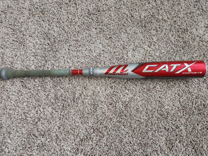 Used 2023 Marucci CAT X Composite USSSA Certified Bat (-8) Composite 22 oz 30"