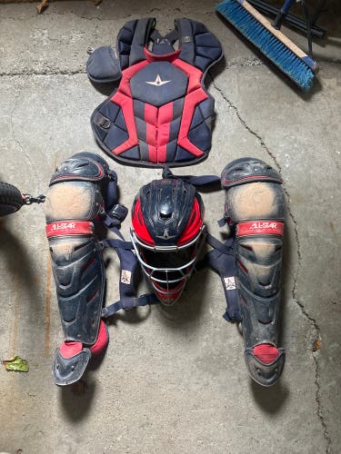 Used  All Star System 7 Catcher's Set