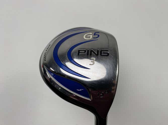 Ping G5 3 Fairway Wood 15* TFC100F Stiff Graphite Mens RH