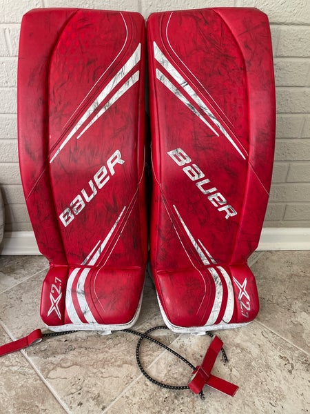 Used Large Bauer Vapor X2.7 Goalie Leg Pads