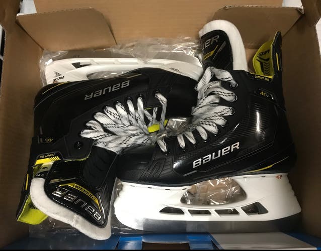 New Intermediate Bauer Regular Width  6 Supreme M4 Hockey Skates