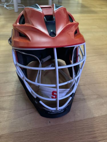 Syracuse University Lacrosse Used  Cascade S Helmet