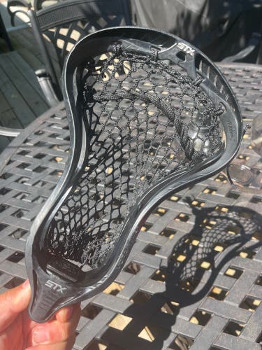 Used STX Ultra Power Lacrosse Head. NEW Goat Mesh