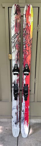 Like-new 2023 Atomic Bent 110 Skis STH 16 Bindings