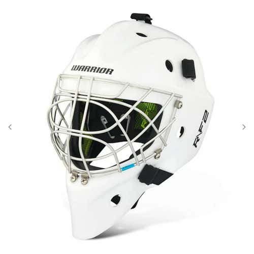 New Warrior F2 E Sr. Goal Mask - White S M