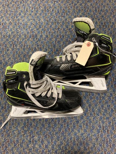 Used Senior Bauer GSX Hockey Goalie Skates | Size 8.5