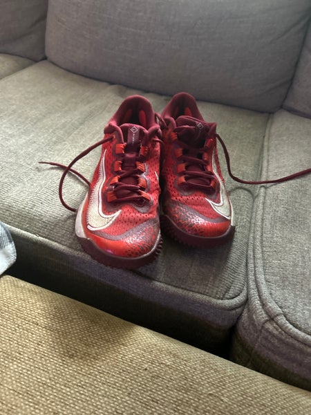 Red Used Men's Nike Shoes Turfs