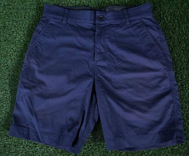 NIKE DRI-FIT UV CHINO GOLF SHORTS 30, GENTLY USED NAVY BLUE ~ L@@K!!